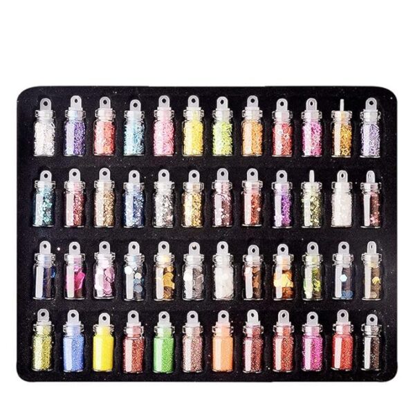SHIShi Nail Art Decorations Kit 48 Color