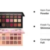 Rose Gold Eye shadow & Nude Colours Eyeshadow Palette Combo 400 g - Image 2